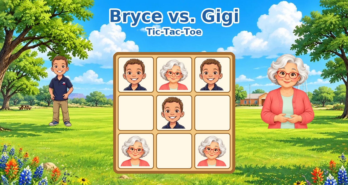 Bryce vs. Gigi Tic-Tac-Toe game artwork