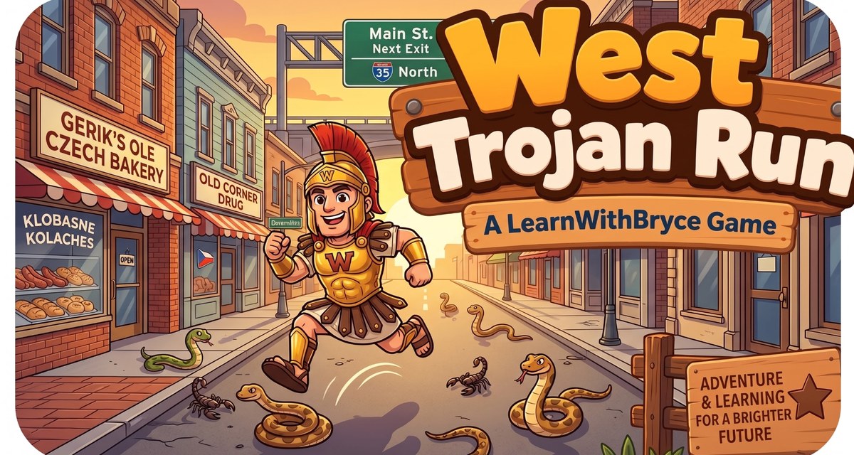 West Trojan Run game artwork